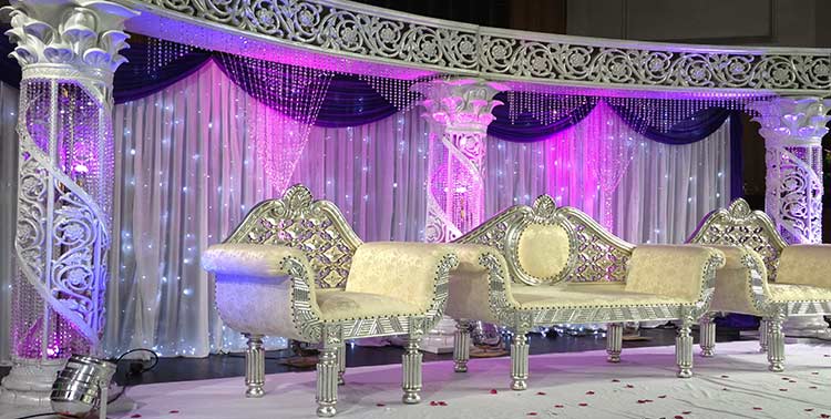 Crystal Wedding Stage